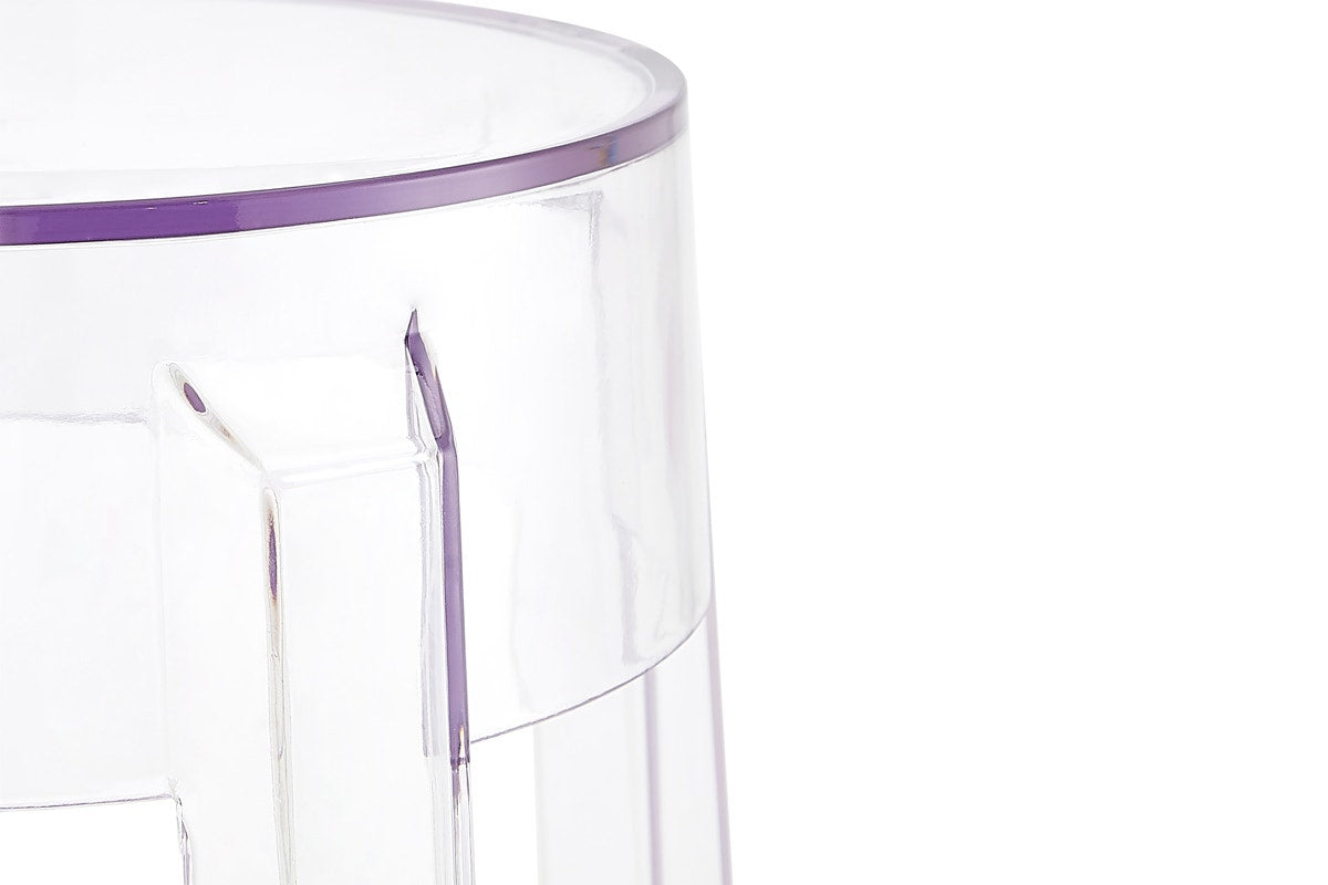 Set of 2 Matt Blatt Philippe Starck Ghost Barstools Replica (Clear, 66cm)
