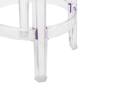 Set of 2 Matt Blatt Philippe Starck Ghost Barstools Replica (Clear, 66cm)