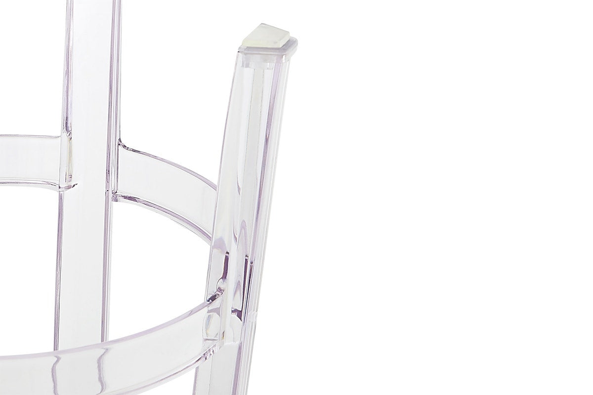 Set of 2 Matt Blatt Philippe Starck Ghost Barstools Replica (Clear, 66cm)