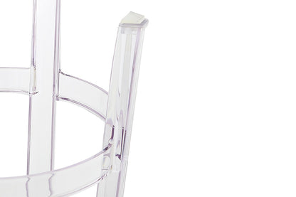 Set of 2 Matt Blatt Philippe Starck Ghost Barstools Replica (Clear, 66cm)