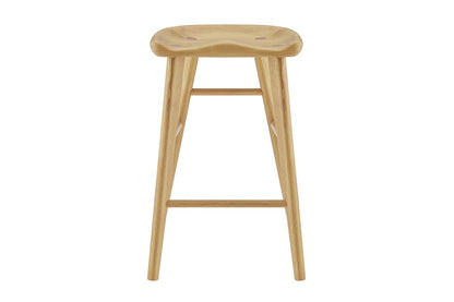 Matt Blatt Saddle Backless Counter Stool (Oak)