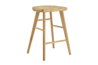 Matt Blatt Saddle Backless Counter Stool (Oak)