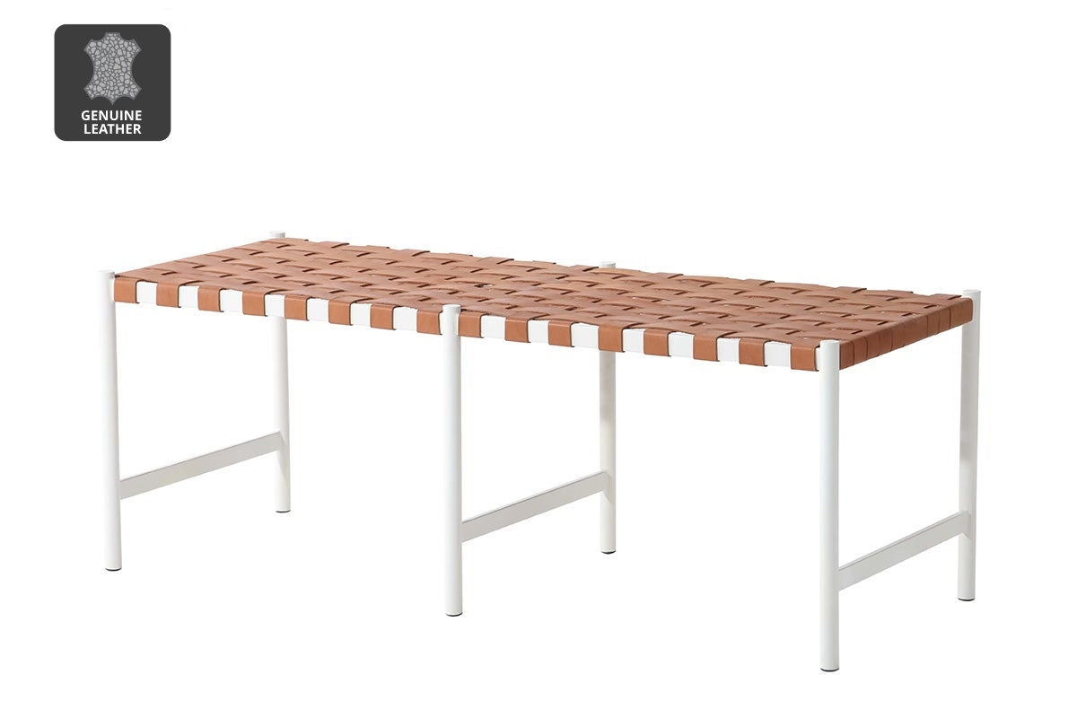 Matt Blatt United Strangers Kennedy Bench (Chestnut Brown Leather)
