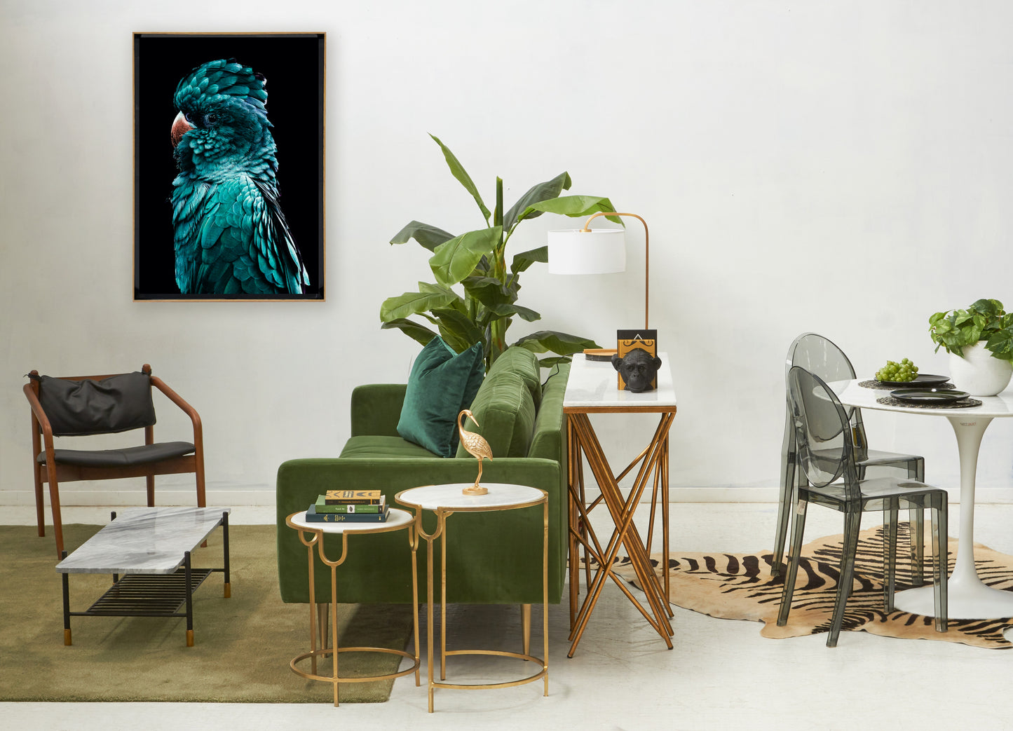 Set of 2 Matt Blatt Philippe Starck Victoria Ghost Chairs Replica (Smoke)