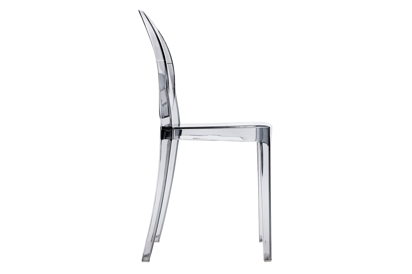 Set of 2 Matt Blatt Philippe Starck Victoria Ghost Chairs Replica (Smoke)