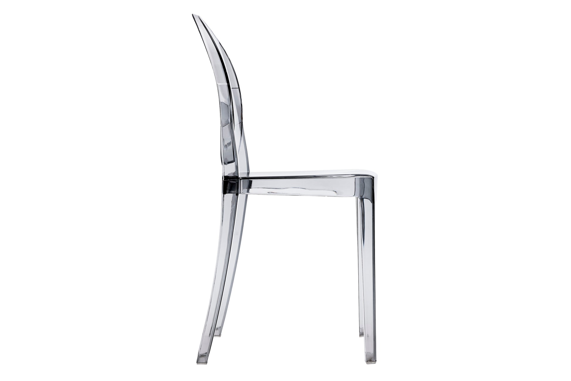 Set of 2 Matt Blatt Philippe Starck Victoria Ghost Chairs Replica (Smoke)