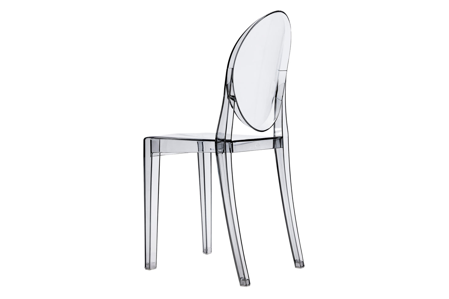 Set of 2 Matt Blatt Philippe Starck Victoria Ghost Chairs Replica (Smoke)