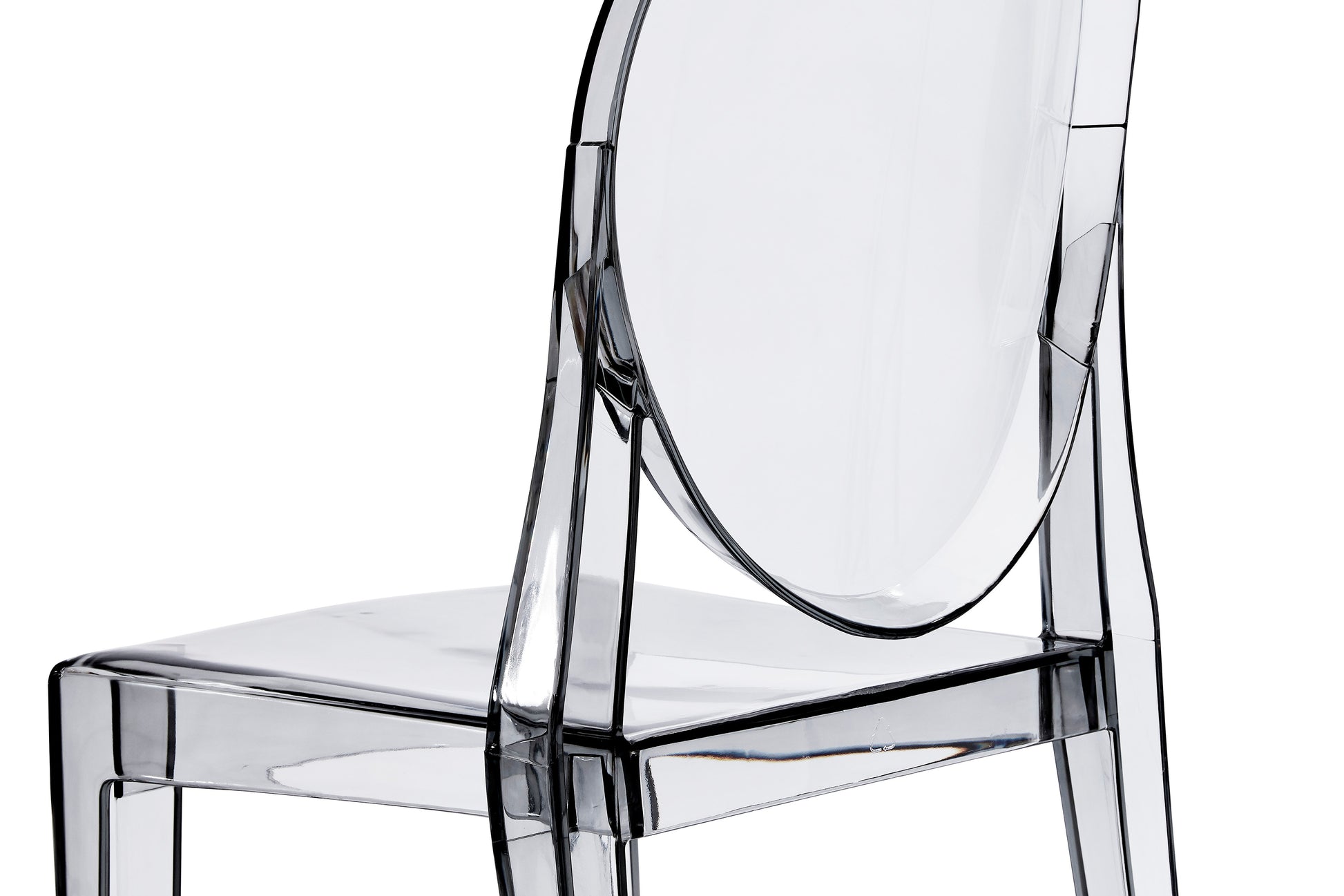 Set of 2 Matt Blatt Philippe Starck Victoria Ghost Chairs Replica (Smoke)