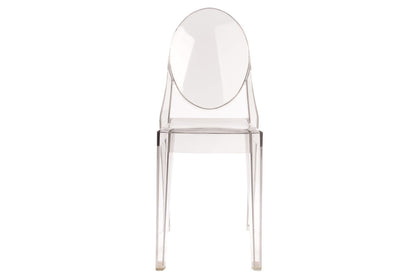 Set of 2 Matt Blatt Philippe Starck Victoria Ghost Chairs Replica (Smoke)