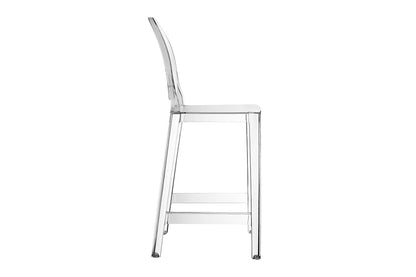 Set of 2 Matt Blatt Philippe Starck Victoria Ghost Stools Replica (Clear, 65cm)