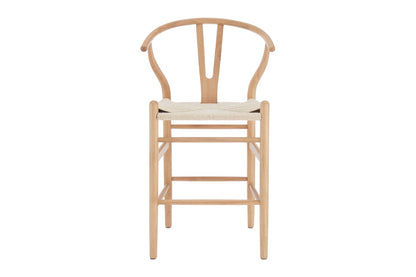 Matt Blatt Hans Wegner Wishbone Stool Replica (Beech Wood/Natural)