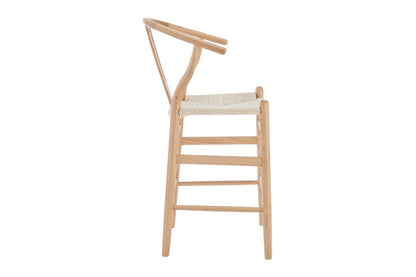 Matt Blatt Hans Wegner Wishbone Stool Replica (Beech Wood/Natural)