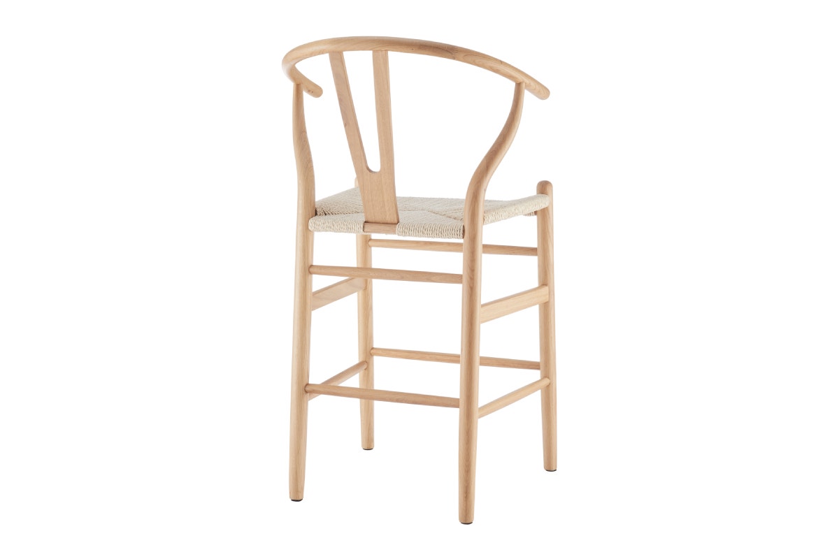 Matt Blatt Hans Wegner Wishbone Stool Replica (Beech Wood/Natural)