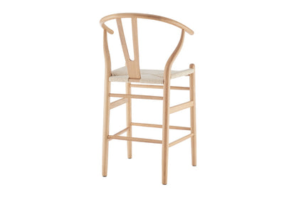Matt Blatt Hans Wegner Wishbone Stool Replica (Beech Wood/Natural)