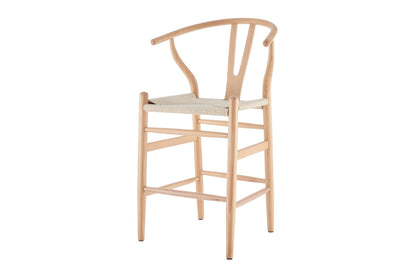 Matt Blatt Hans Wegner Wishbone Stool Replica (Oak Wood/Natural)