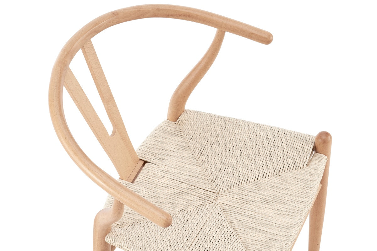 Matt Blatt Hans Wegner Wishbone Stool Replica (Oak Wood/Natural)