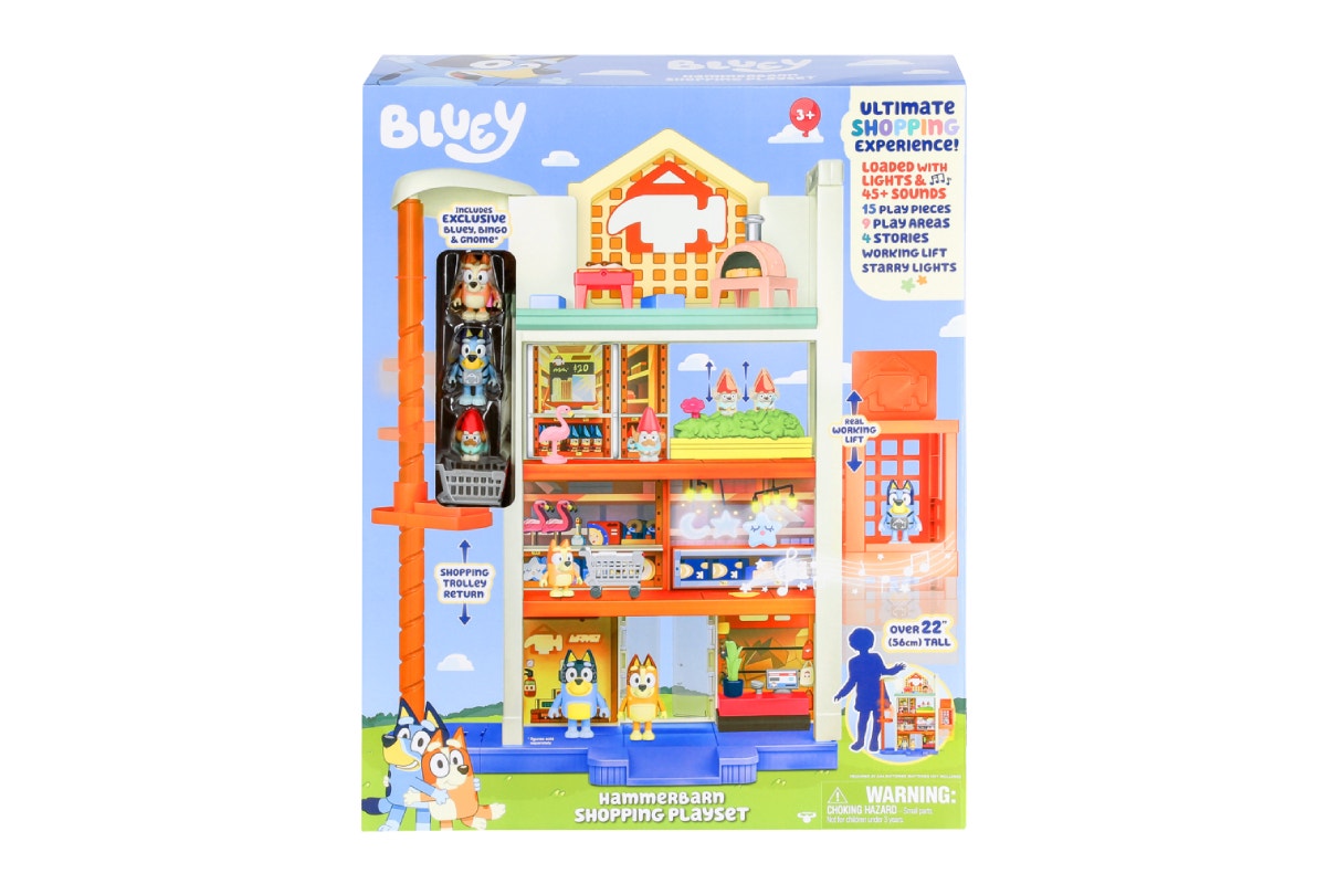 Bluey Hammerbarn Shopping Playset