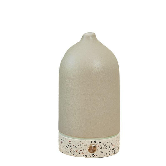 Ellia Pure Aroma Diffuser - Ceramic & Terrazzo Grey - Auzzistore