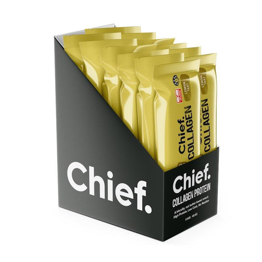 Chief Collagen Protein Bar - Lemon Tart 12 Pack-Auzzi Store