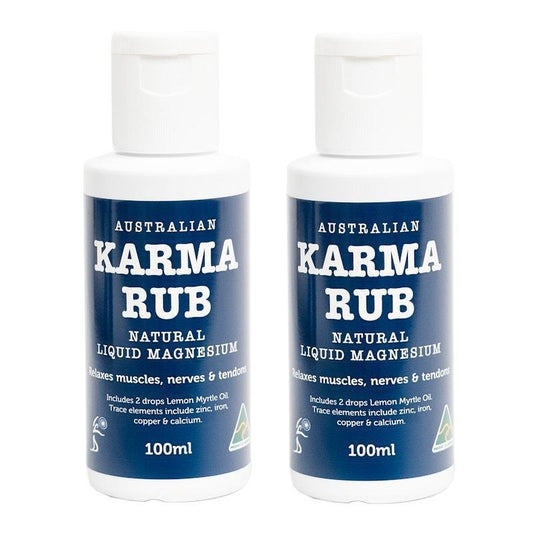 Karma Rub Natural Liquid Magnesium 100ml - 2 Pack for Wellness-Auzzi Store