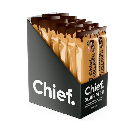 Chief Collagen Protein Bar - Choc Peanut Butter 12 Pack-Auzzi Store