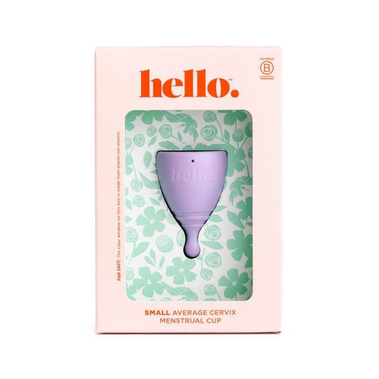 Hello. Period Average Cervix Cup Lilac SML - Stylish & Functional