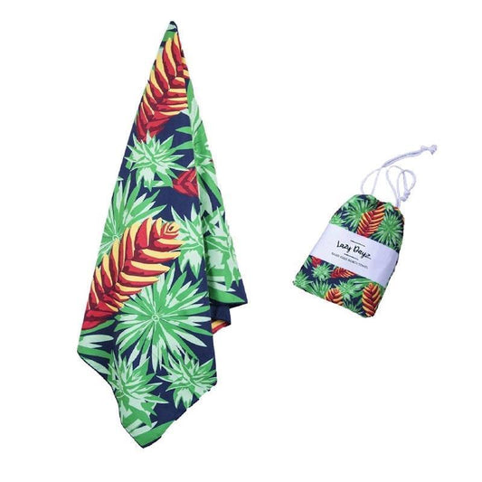 Lazy Dayz Sand Free Beach Towel - Mossman 1pc - Auzzistore