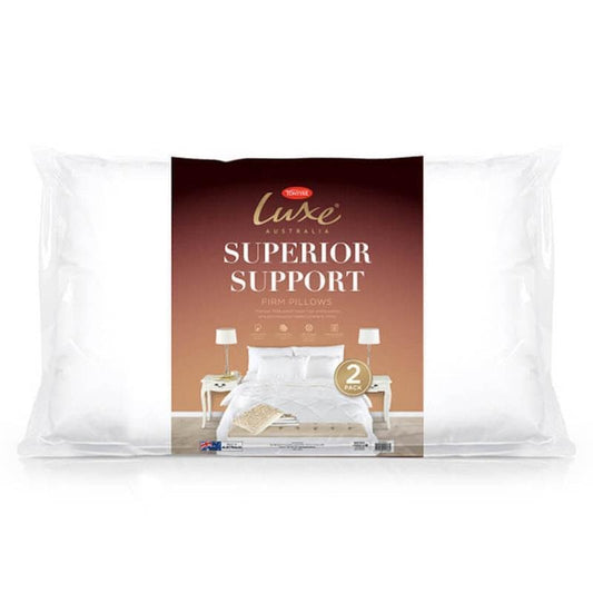 Tontine Luxe Superior Support Sleeping Pillow - High & Firm 2PK Set