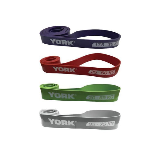 York Resistance Band Power Set (20-75kg) - 4x Bands
