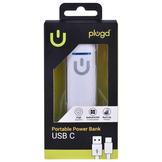 PLUGD 2000mAh Portable Power Bank - Stay Charged Anywhere-Auzzi Store