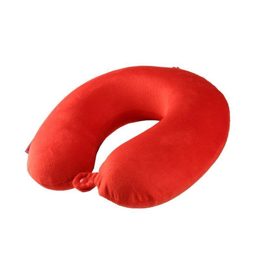 Laser Memory Foam Neck Pillow Red - Auzzistore