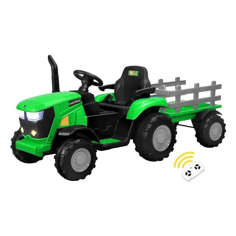 Mazam Kids Ride On Tractor - 12V Remote Control Electric Toy - XL Green