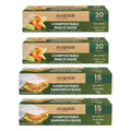 Ecopack Compostable Resealable Snack & Sandwich Bags - Bundle of 4 Boxes/70 Bags
