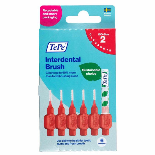 TePe Interdental Brushes - Original Red - Size 2