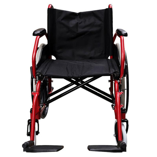 Livingstone Heavy Duty Wheelchair - Seat Width 51cm - Red - Each