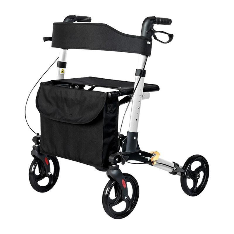Orthonica 4 Wheel Folding Rollator Mobility Aid