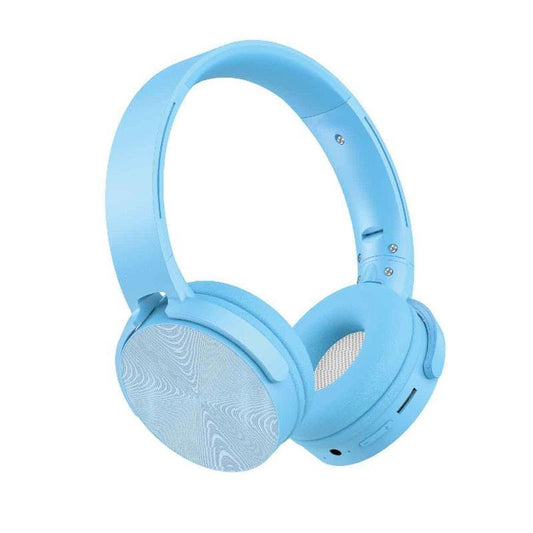 Laser Wireless Foldable Headphones - Blue-Auzzi Store