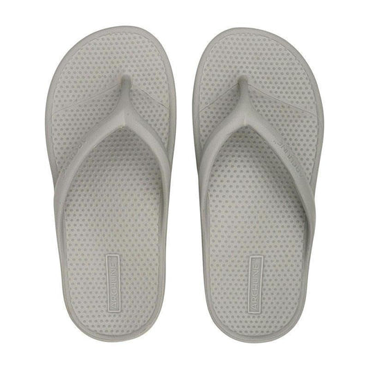 Archline Orthotic Foam Thongs - Grey Euro Size 43 | Ultimate Arch Support Flip Flops-Auzzi Store