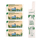 Ecopack 27L Compostable Bin Liners - Eco-Friendly Medium Bundle (4 Rolls/80 Bags) - Auzzistore