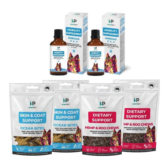 Hemp Pet Skin & Coat for Dogs Bundle - 100ml