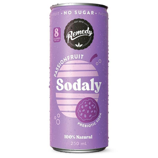 Remedy Sodaly Passionfruit - 24 x 250ml Pack