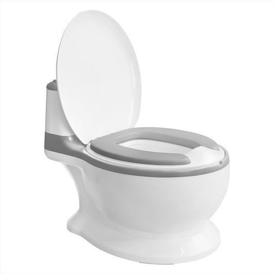 BoPeep Kids Potty Trainer Seat - Safety Toilet Training Toddler Non-Slip Grey