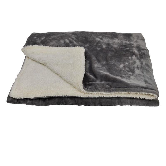 Homedics Grey Heated Throw Blanket - Cozy Comfort in 130x180cm