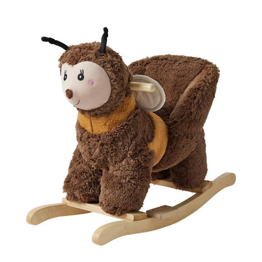 Jiggle & Giggle Soft Plush Toy Rocker Bee - Buzzing Fun for Kids - Auzzistore