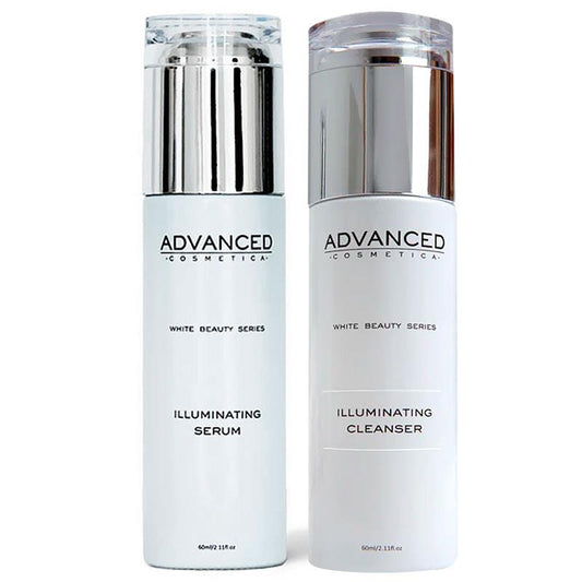 Advanced Cosmetica White Beauty Series Natural Illuminating Cleanser & Serum Duo