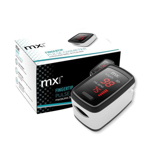 Mx Health Pulse Oximeter 1 Unit - Accurate Oxygen Saturation Monitoring - Auzzistore