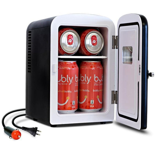 Koolatron Mini Fridge (6 Can Capacity) - 4 Litre Black Cooler