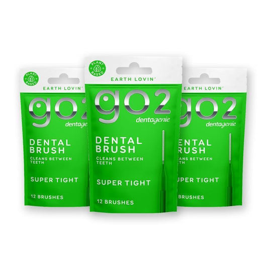 GO2 Dentagenie Dental Brush Super Tight - 12 x 3 Multipack