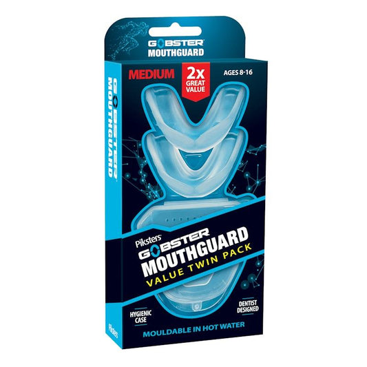 Piksters® Gobster Mouthguard (with Case) Medium - 2 Pack for Youth Protection