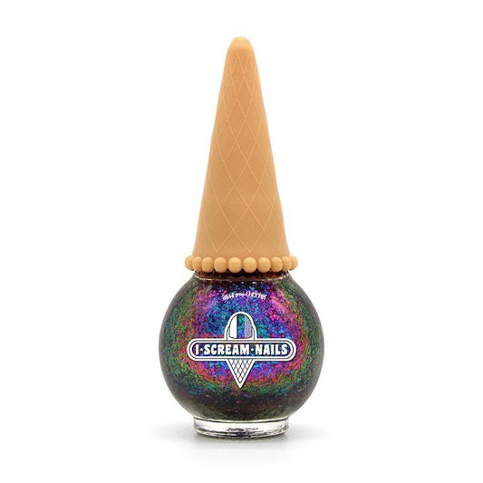 I Scream Nails Space Invader - 10ml Multichrome Flakes Nail Polish